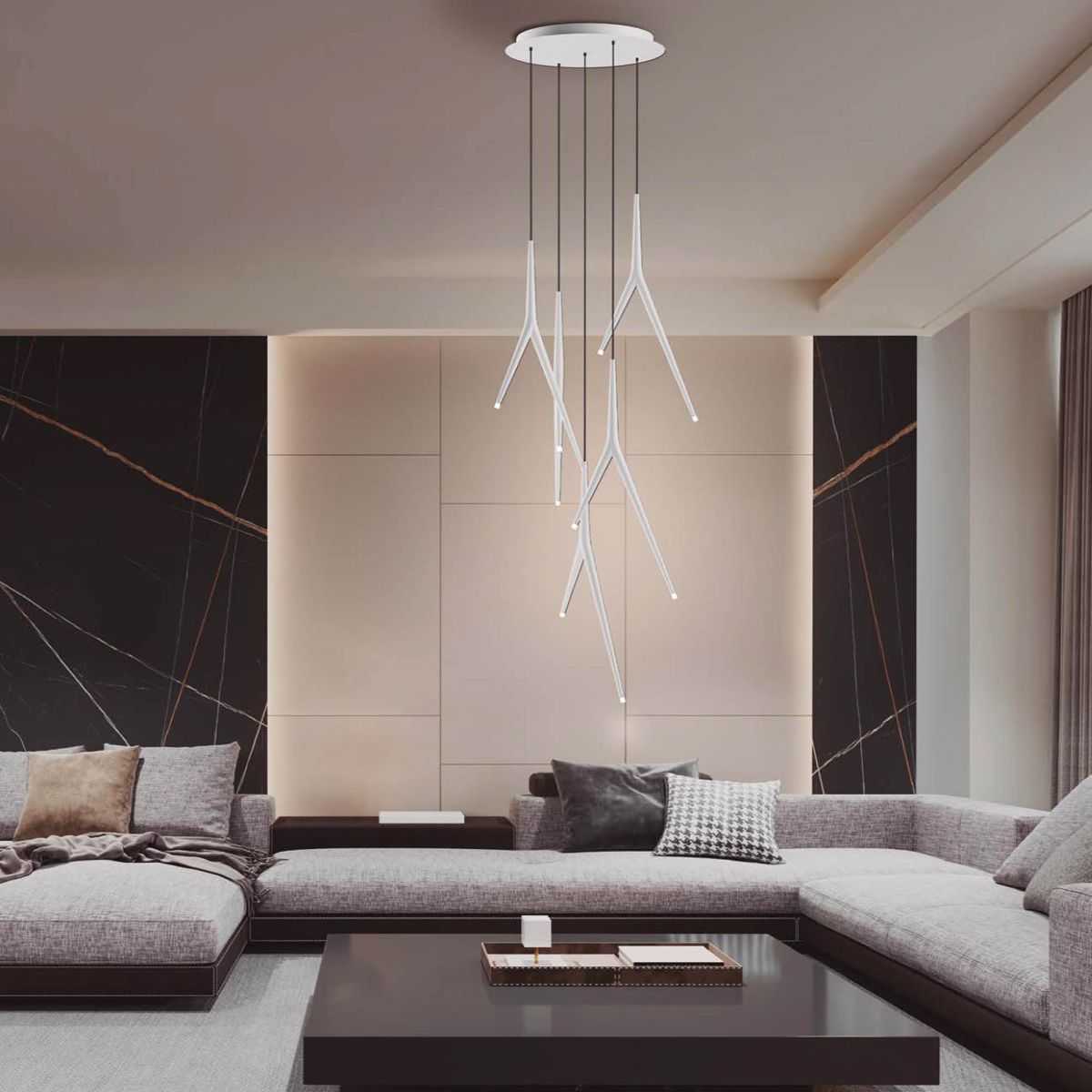 Подвесная люстра Mantra Arrecife 9362+9211 (5L) в Санкт-Петербурге