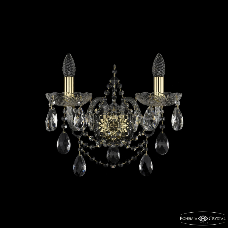 Бра Bohemia Ivele Crystal 1411B/2/160/XL G в Санкт-Петербурге