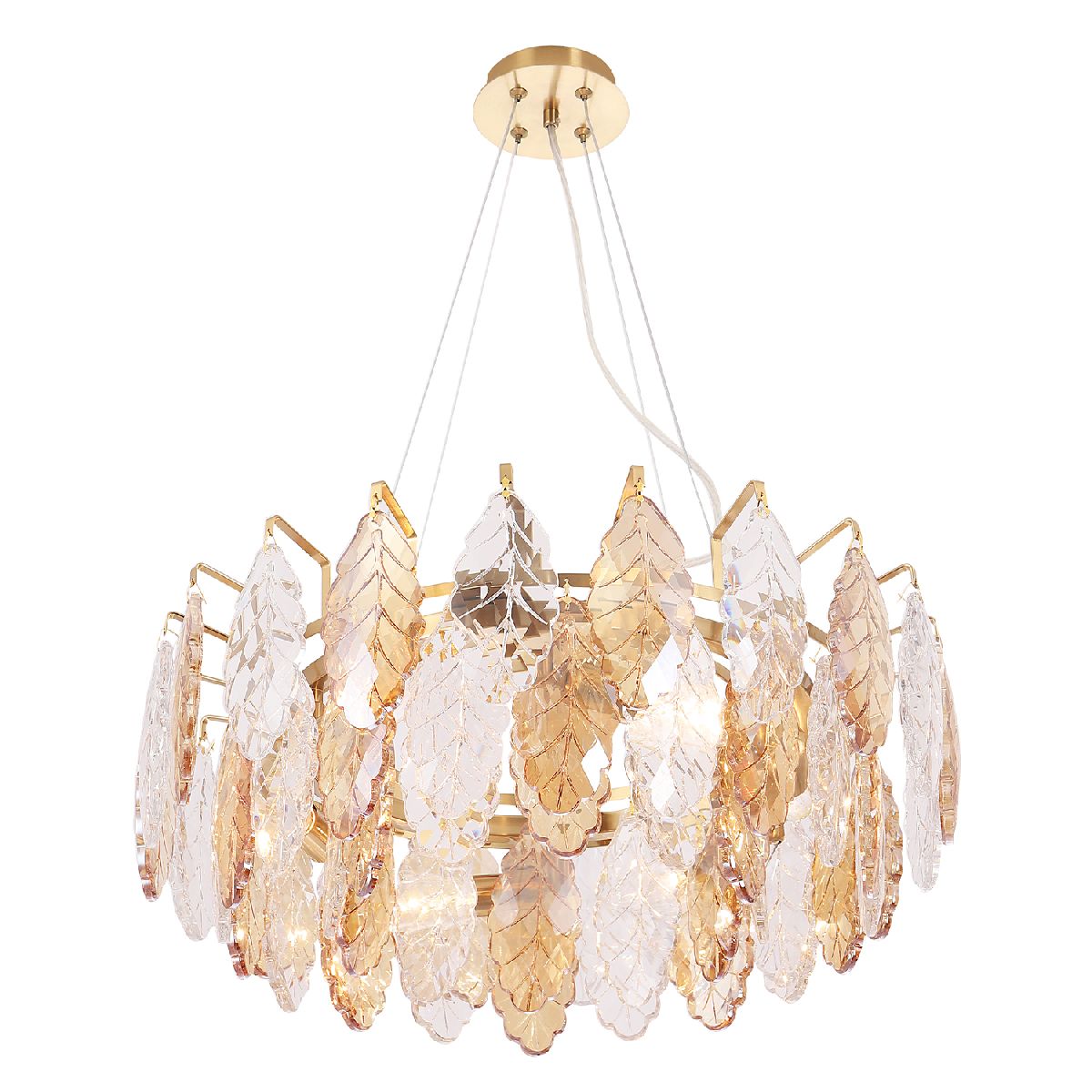 Подвесная люстра Crystal Lux TREVI SP6 BRASS в #REGION_NAME_DECLINE_PP#