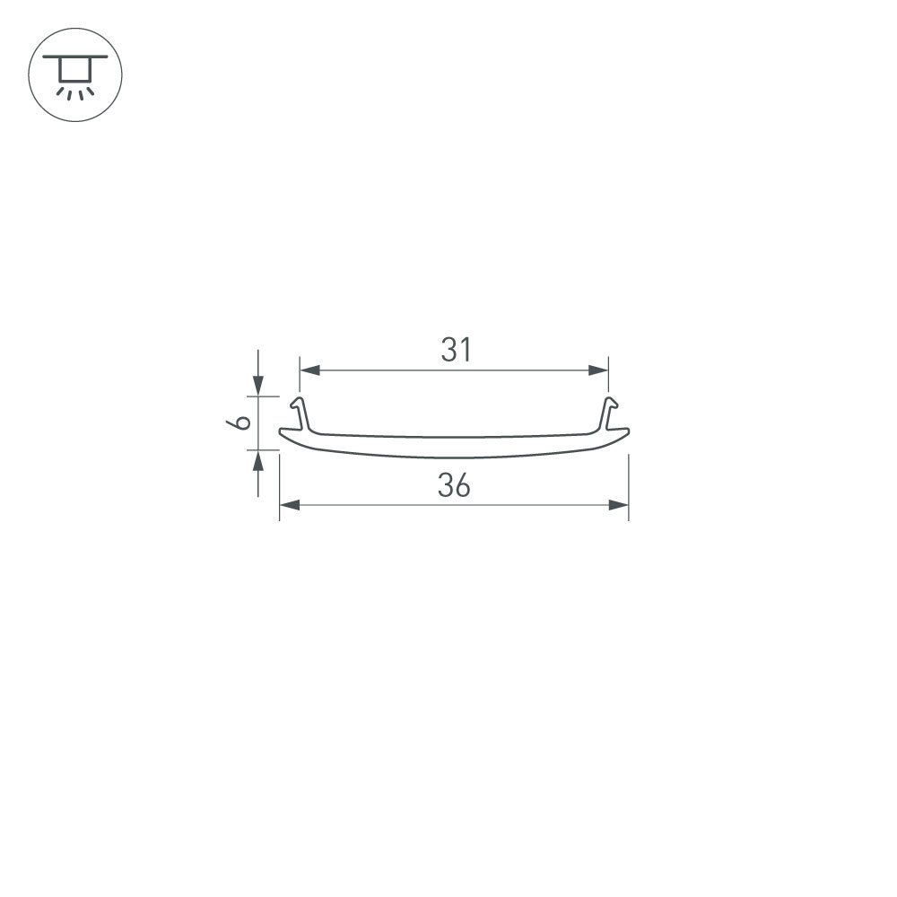 Экран Arlight STRETCH-S-35-CEIL-CENTER-100m (GAMMA35) 045380 в Санкт-Петербурге