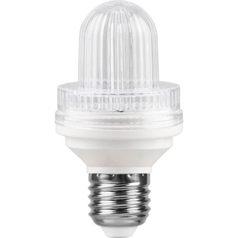 Лампа-строб светодиодная Feron E27 2W 6400K Вздутая Матовая LB-377 25929 в Санкт-Петербурге