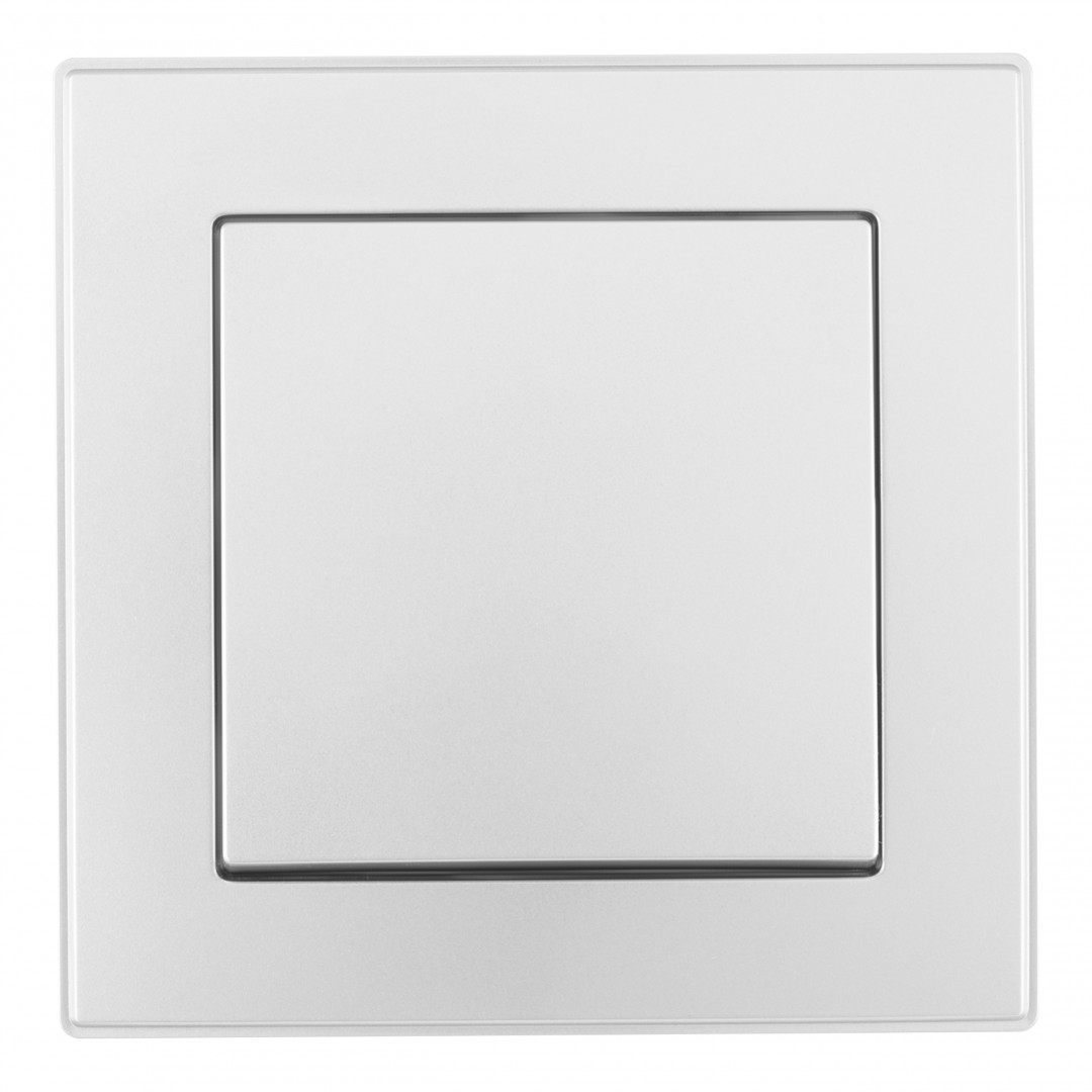 Выключатель одноклавишный Arte Milano SET06-1-30-1 silver в Санкт-Петербурге