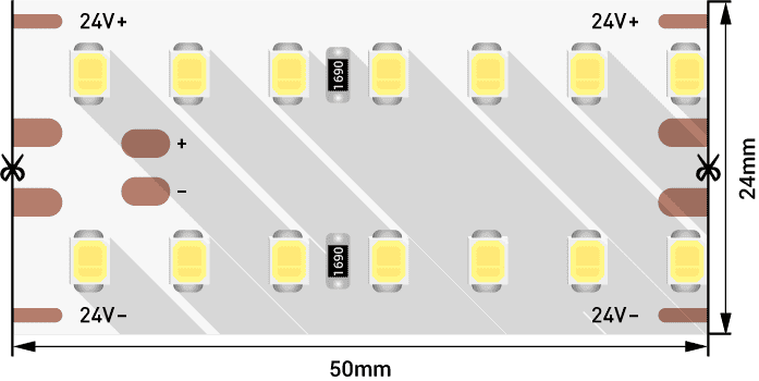 Светодиодная лента DesignLed DSG2280V2-24-NW-33 003246 в Санкт-Петербурге