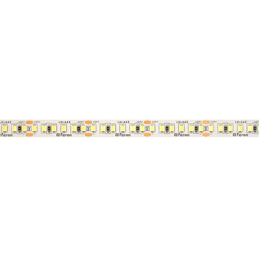 Светодиодная лента 24V Feron LS502, 180*SMD2835, 16W/m, IP20, 3000К (теплый белый) 53089 в #REGION_NAME_DECLINE_PP#