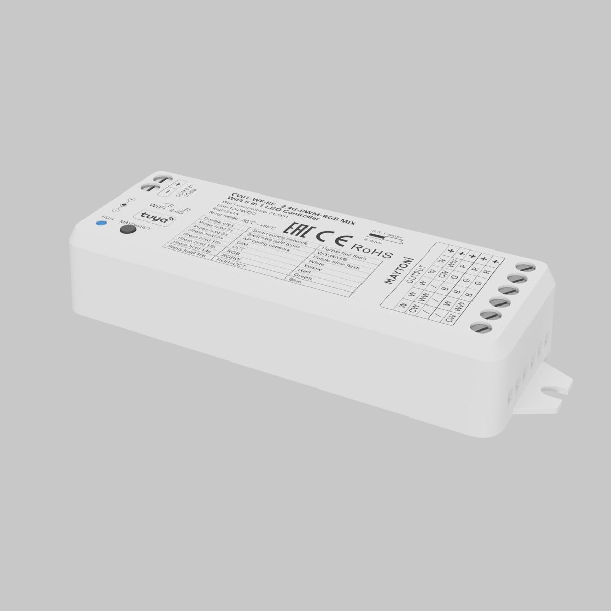 Wi-Fi контроллер для светодиодной ленты RGB MIX 12-24В Maytoni Lighting control 742001 в Санкт-Петербурге