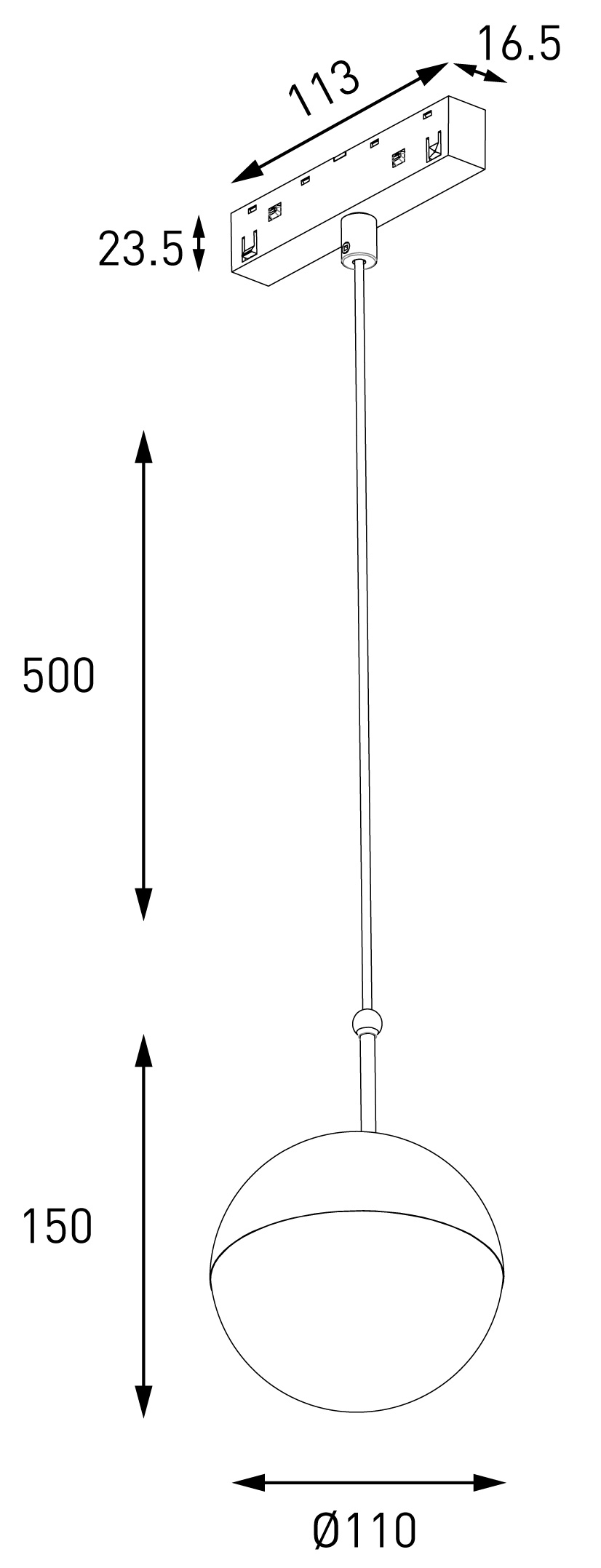 Трековый светильник Lumker Sy-Link SY-LINK-SF-BL-6-WW 013694 в Санкт-Петербурге