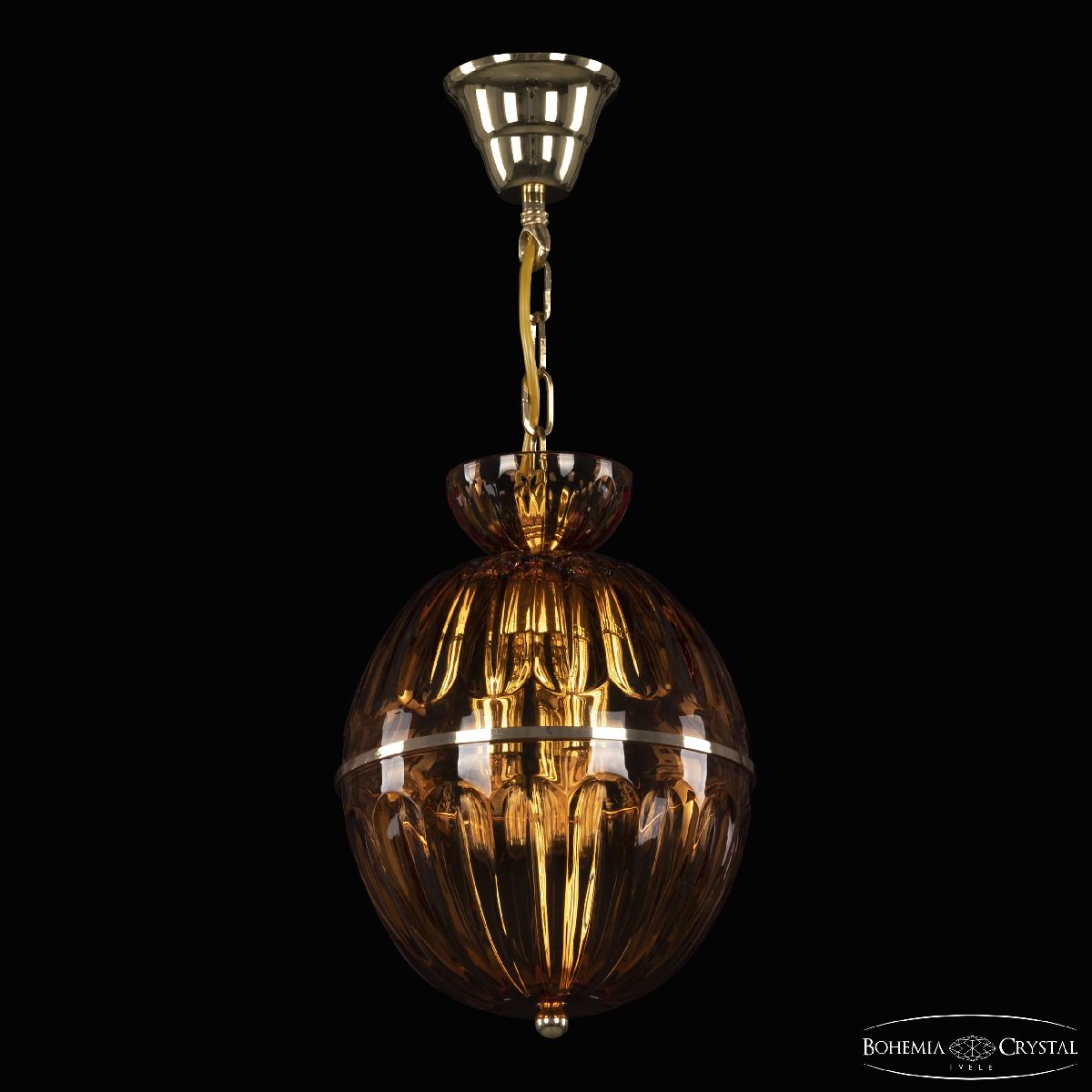 Подвесной светильник Bohemia Ivele Crystal 5480/22 G Amber/M-1H в Санкт-Петербурге