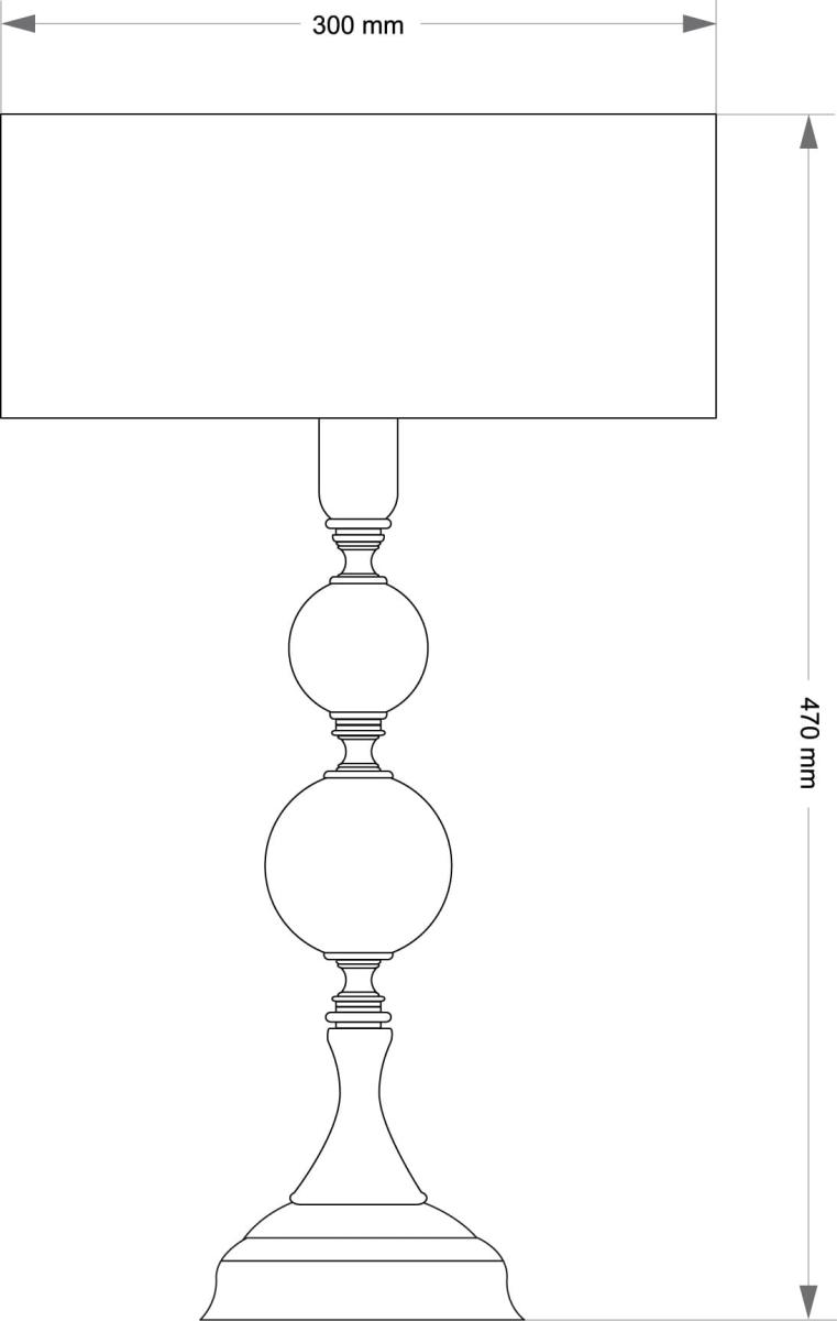 Настольная лампа Kutek Zaffiro ZAF-LG-1 (P/A) в #REGION_NAME_DECLINE_PP#