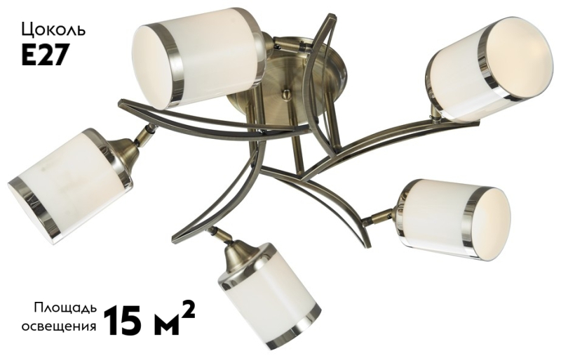 Потолочная люстра Velante 713-507-05 в #REGION_NAME_DECLINE_PP#