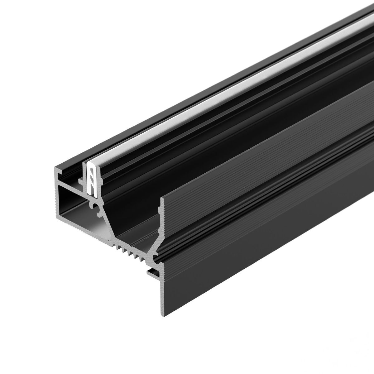 Профиль Arlight STRETCH-20-WALL-D-SIDE-2000 BLACK 042947 в Санкт-Петербурге