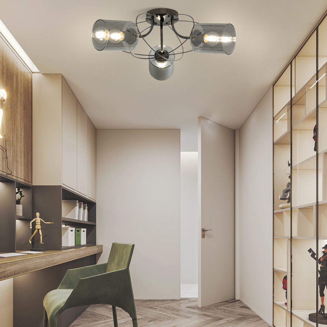 Потолочная люстра Arte Milano Napoli 336336/3 BK в Санкт-Петербурге