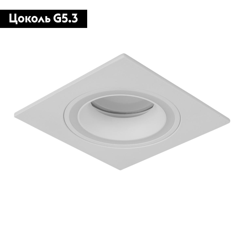 Встраиваемый светильник галогеновый Elektrostandard 1091/1 MR16 белый 4690389148514 в #REGION_NAME_DECLINE_PP#