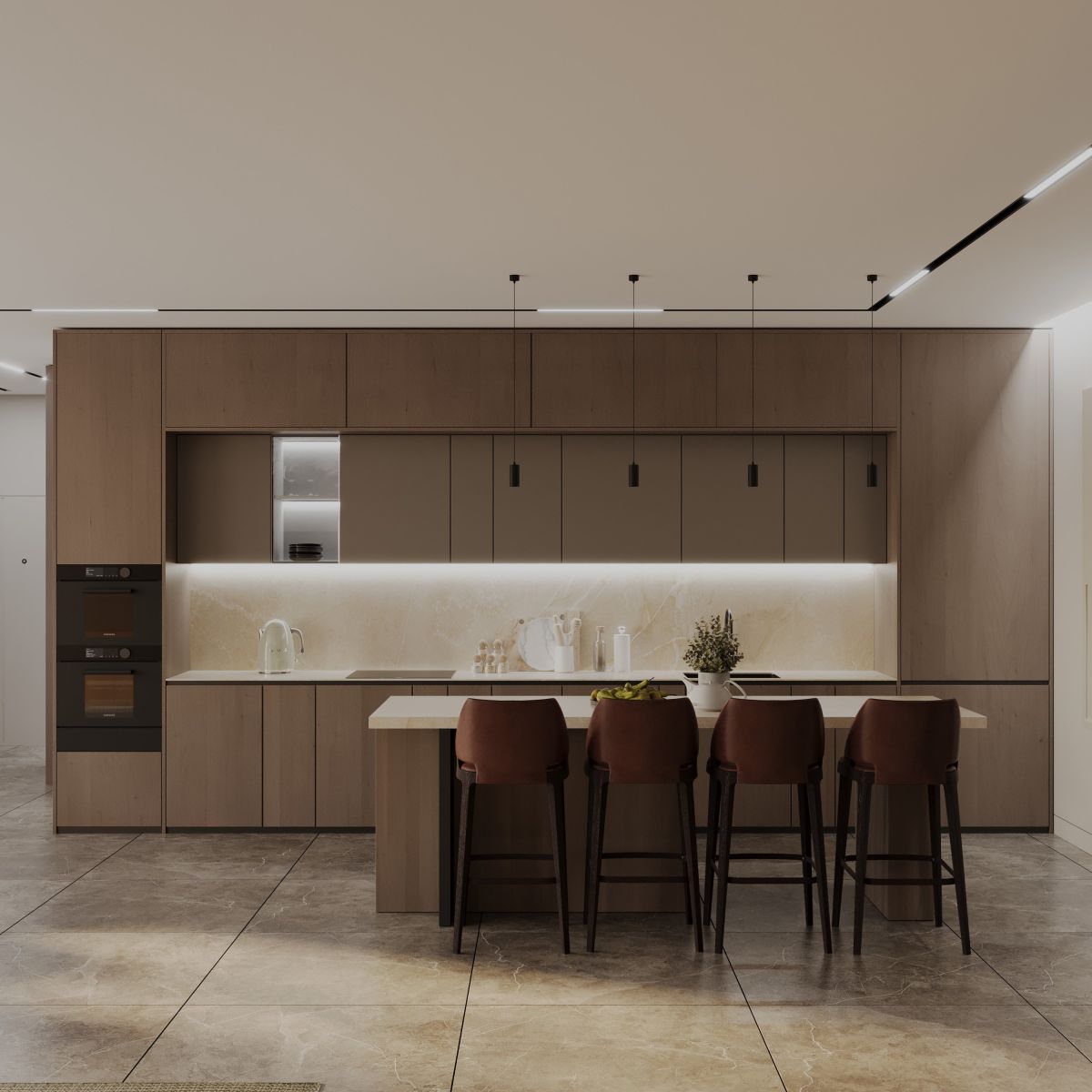 Шинопровод магнитный под натяжной потолок Hesby Lighting ElDeko HSBL_0185 в Санкт-Петербурге