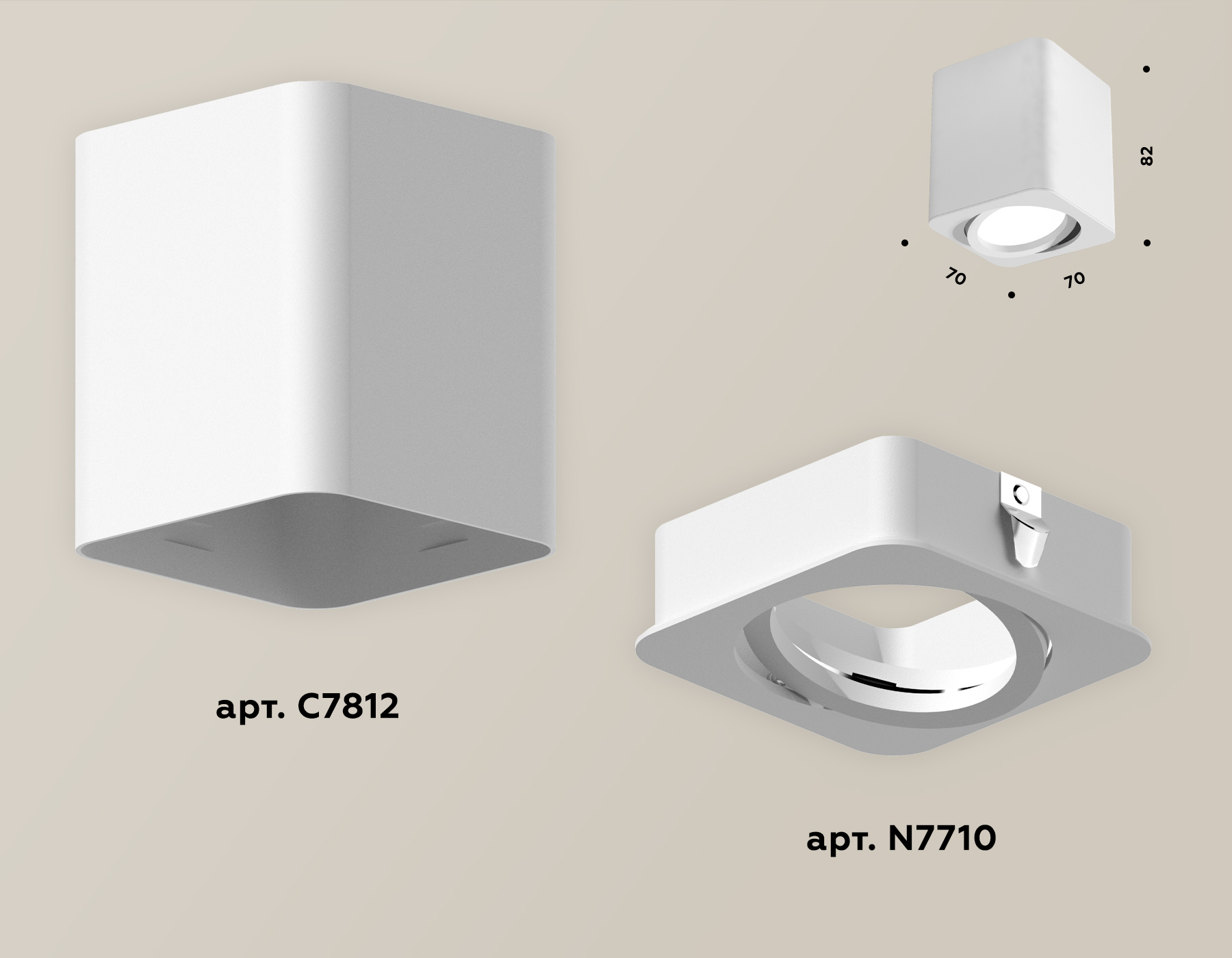 Потолочный светильник Ambrella Light Techno Spot XS7812010 (C7812, N7710) в Санкт-Петербурге