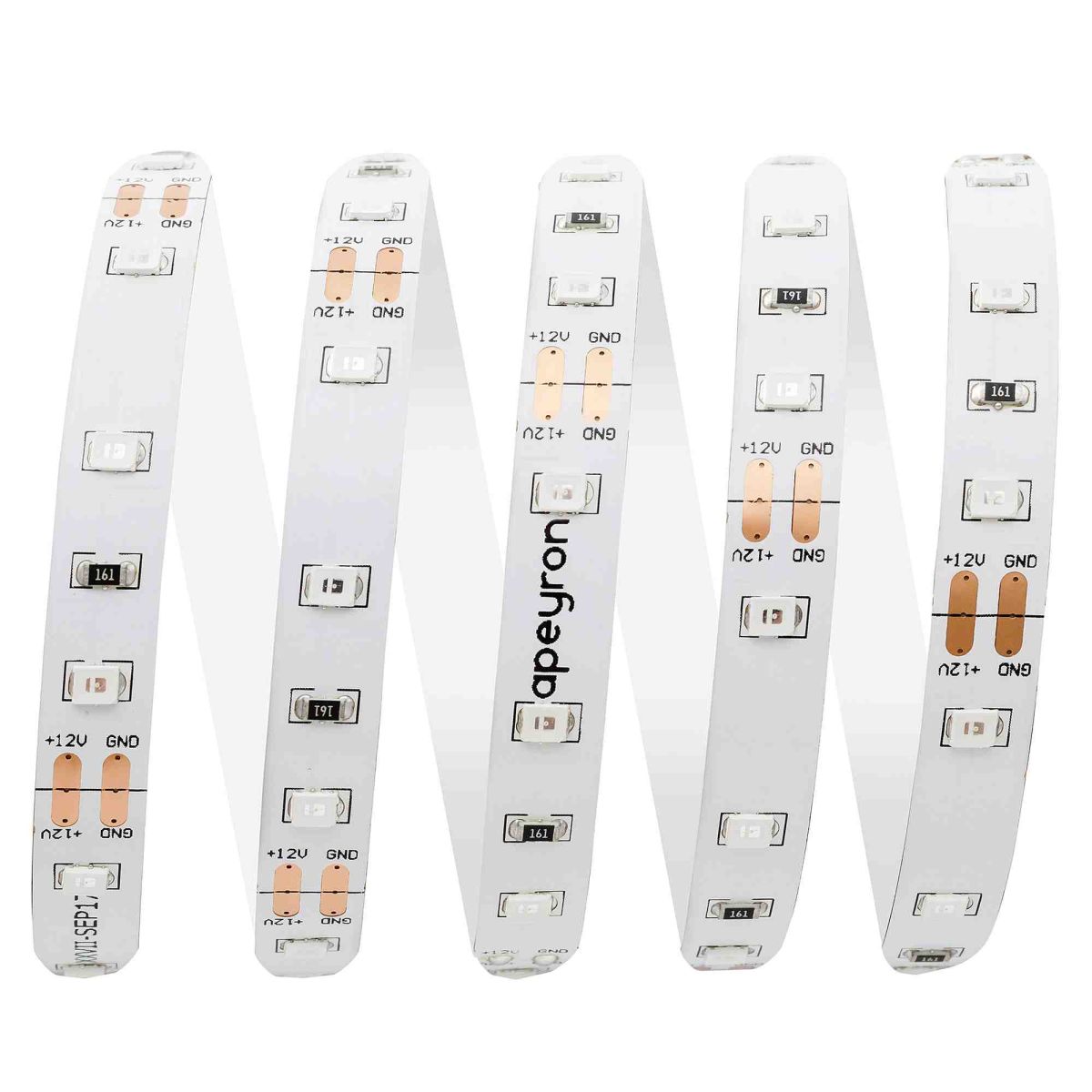 Светодиодная лента Apeyron 12В, 4,8Вт/м, smd3528, 60д/м, IP20 5м Красный 00-435 в Санкт-Петербурге