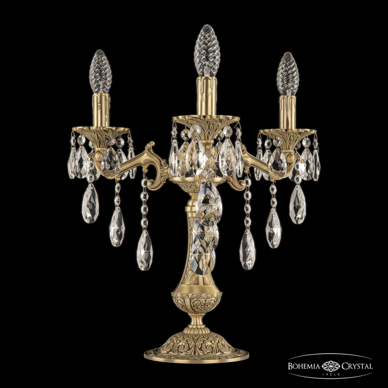 Настольная лампа Bohemia Ivele Crystal Verona 7202L/3/125 B FP в Санкт-Петербурге