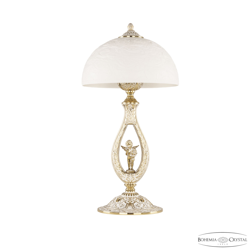 Настольная лампа Bohemia Ivele Crystal Florence 71400L/30 GW Rose FA10M в Санкт-Петербурге