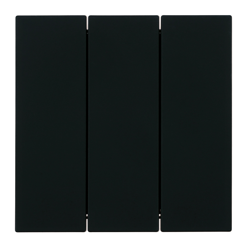 Выключатель 3-клавишный (механизм) Stekker Мия 250В 10А RSW10-3108-05 черный бархат 50444 в Санкт-Петербурге