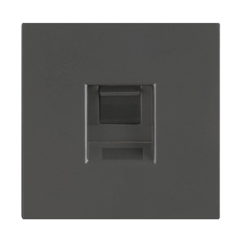 Розетка Ethernet RJ-45 Werkel серо-коричневая WL07-RJ-45 4690389086601 в Санкт-Петербурге