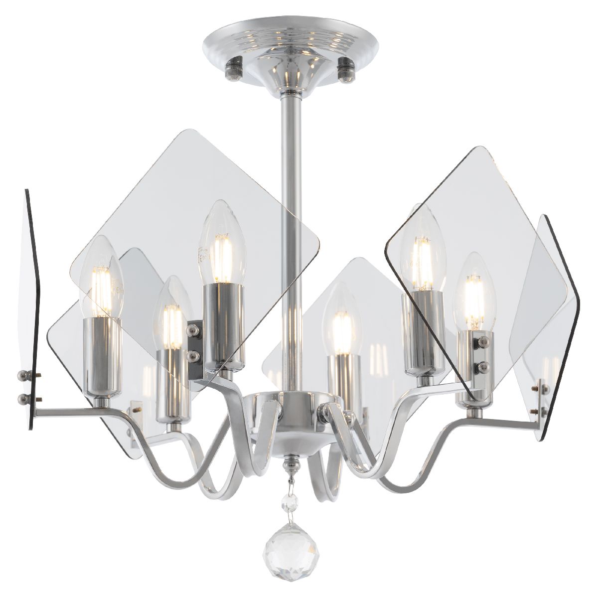 Люстра на штанге Arte Milano Sorrento 375309/6/400 CR в Санкт-Петербурге