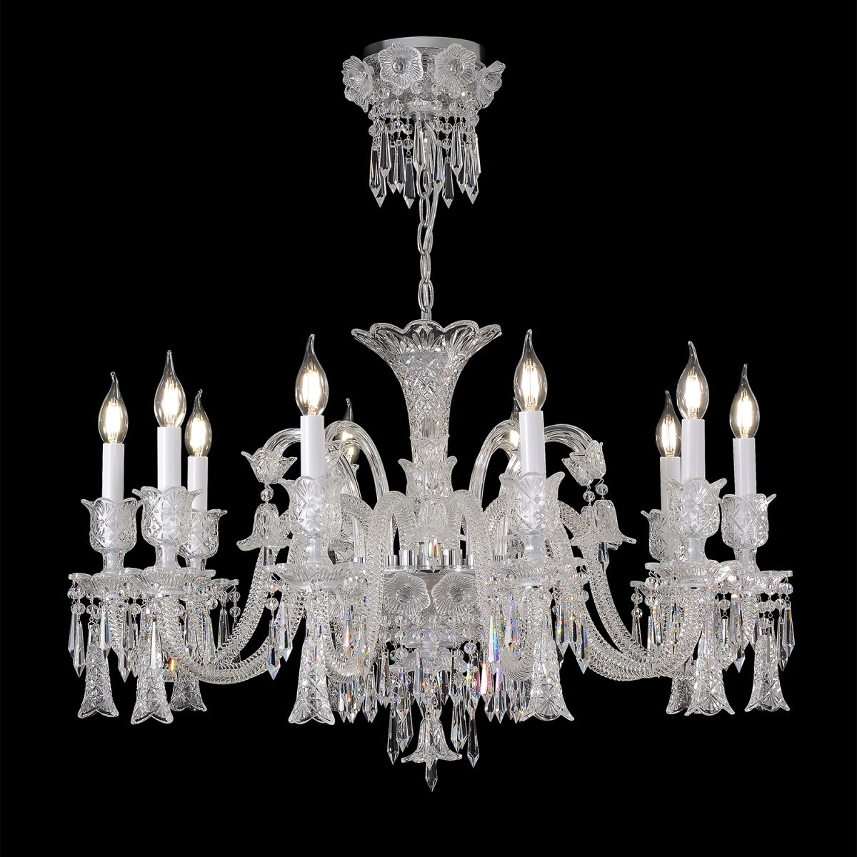 Подвесная люстра Crystal Lux VERSAILLES SP10 CHROME в Санкт-Петербурге