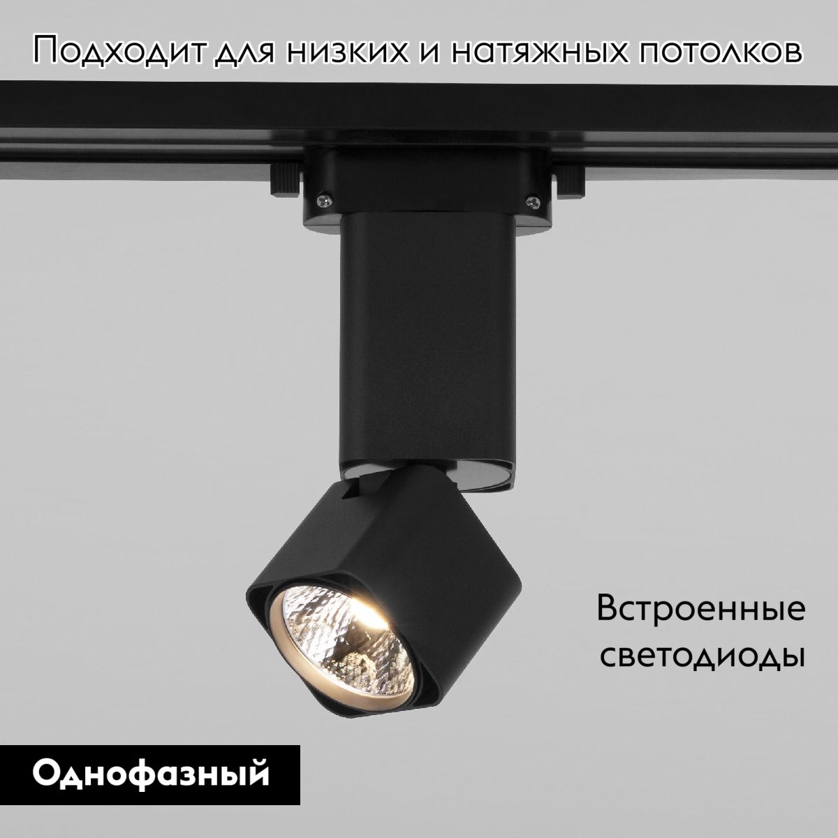 Трековый однофазный светильник Elektrostandard Cubus 85516/01 4690389193774 a062876 в #REGION_NAME_DECLINE_PP#