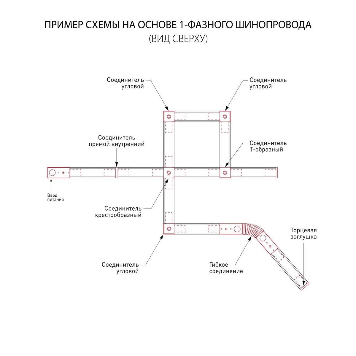 Встраиваемый однофазный шинопровод Elektrostandard Track Rail WH Recessed 4690389178511 в Санкт-Петербурге