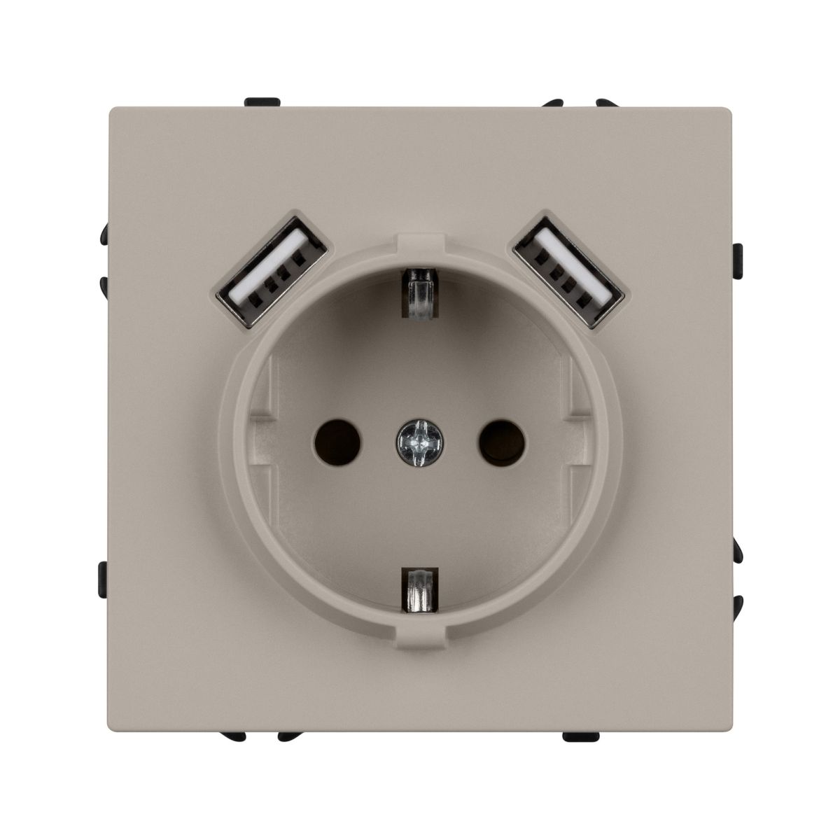 Розетка зк со шторками с USB тип А+А софт-тач кашемир Arlight SCT-MUAA-SFPL-CA (250V, 16A) 059442(1) в #REGION_NAME_DECLINE_PP#