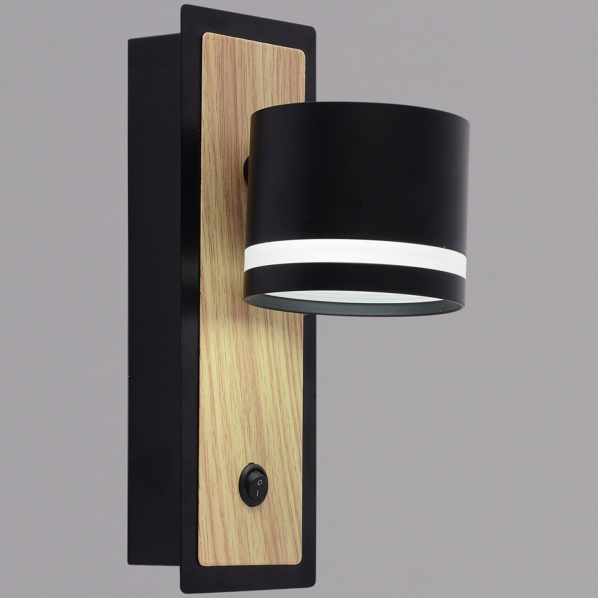 Бра Reluce 22540-0.2-01 BK+WOOD в #REGION_NAME_DECLINE_PP#