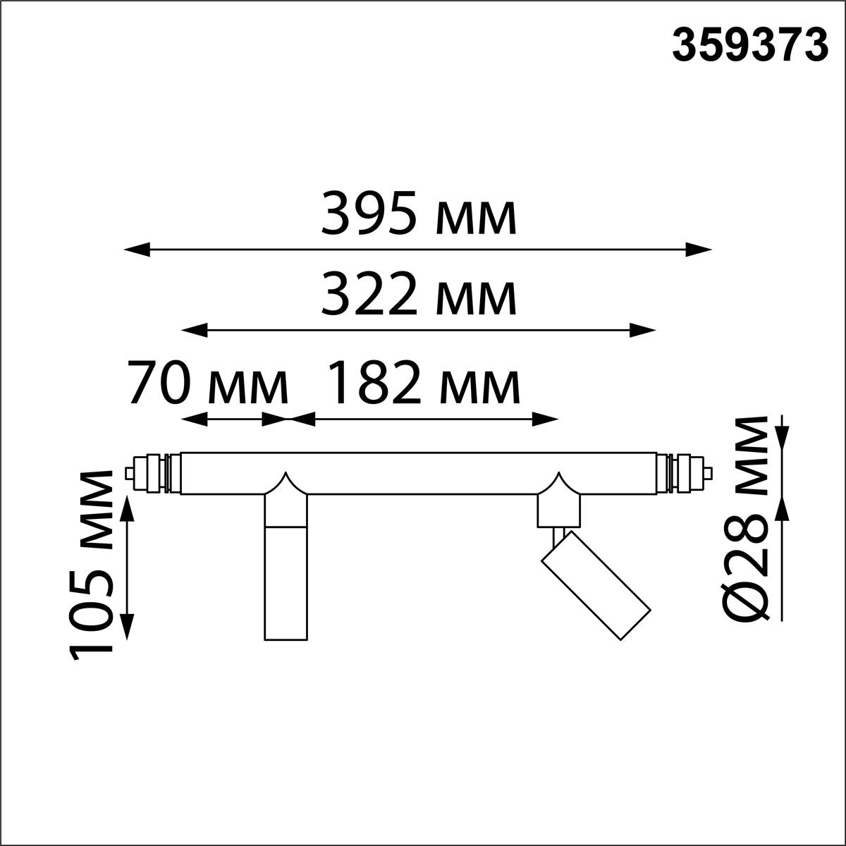 Модульный светодиодный светильник Novotech Konst Glat 359373 в #REGION_NAME_DECLINE_PP#