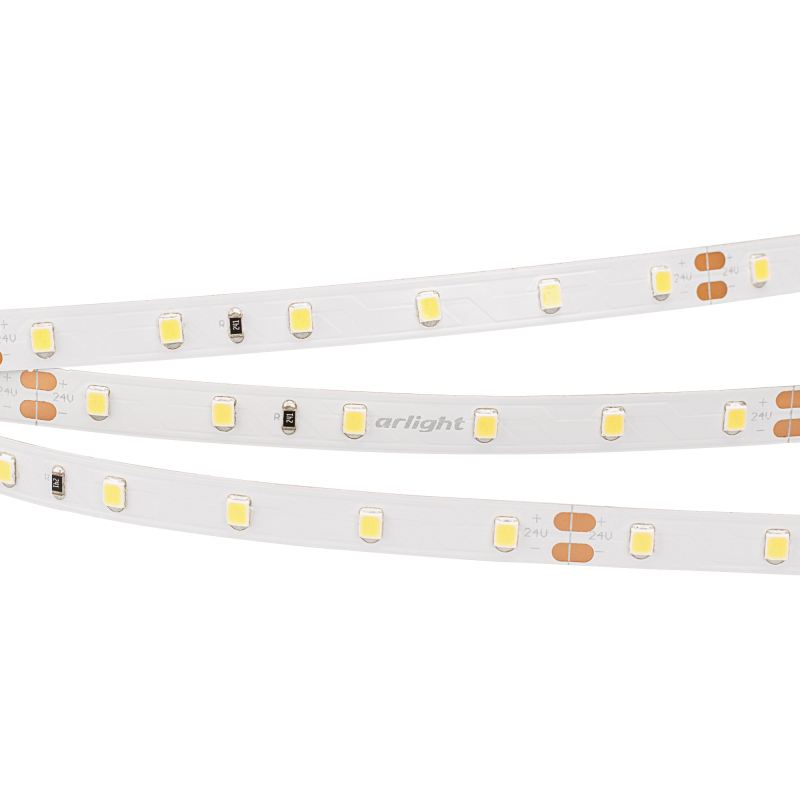 Светодиодная лента Arlight RT-A60-8mm 24V Cool 8K (4.8 W/m, IP20, 2835, 5m) 016147(2) в Санкт-Петербурге
