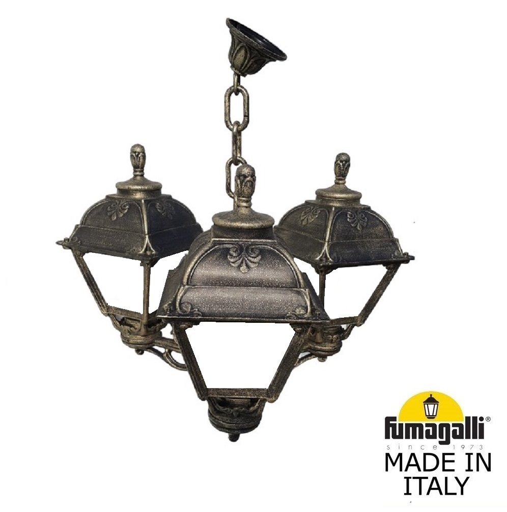 Уличный подвесной светильник Fumagalli SICHEM/CEFA 3L U23.120.S30.BYE27 в Санкт-Петербурге