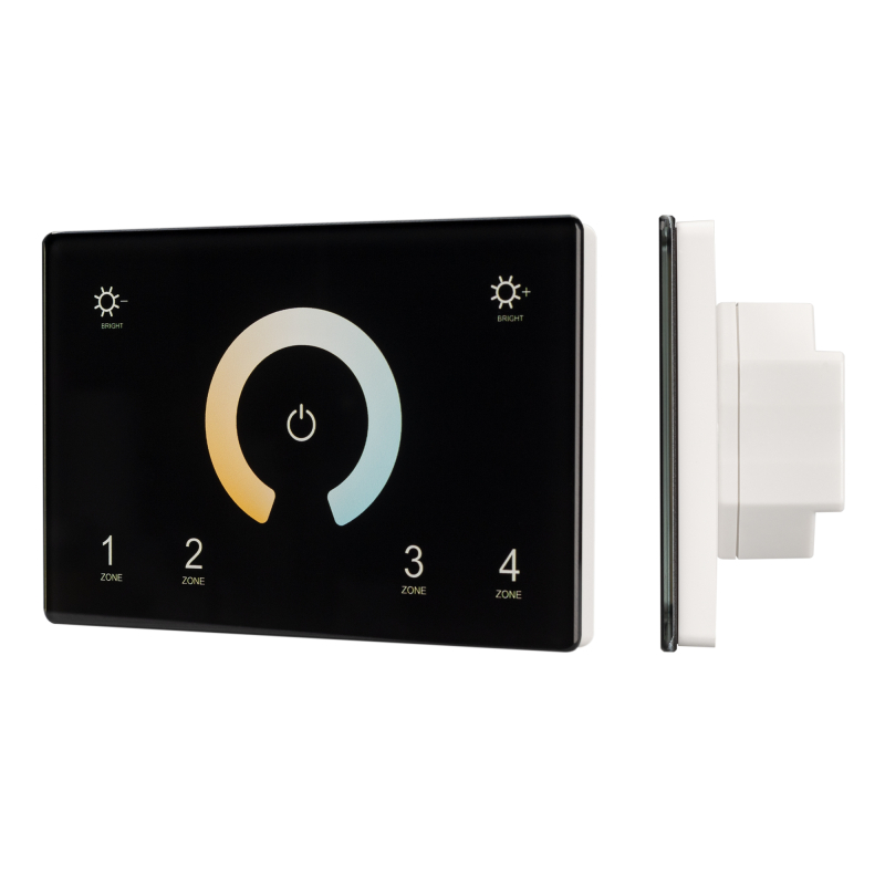 Панель Arlight Sens Smart-P81-Mix Black (230V, 4 зоны, 2.4G) 028401 в Санкт-Петербурге