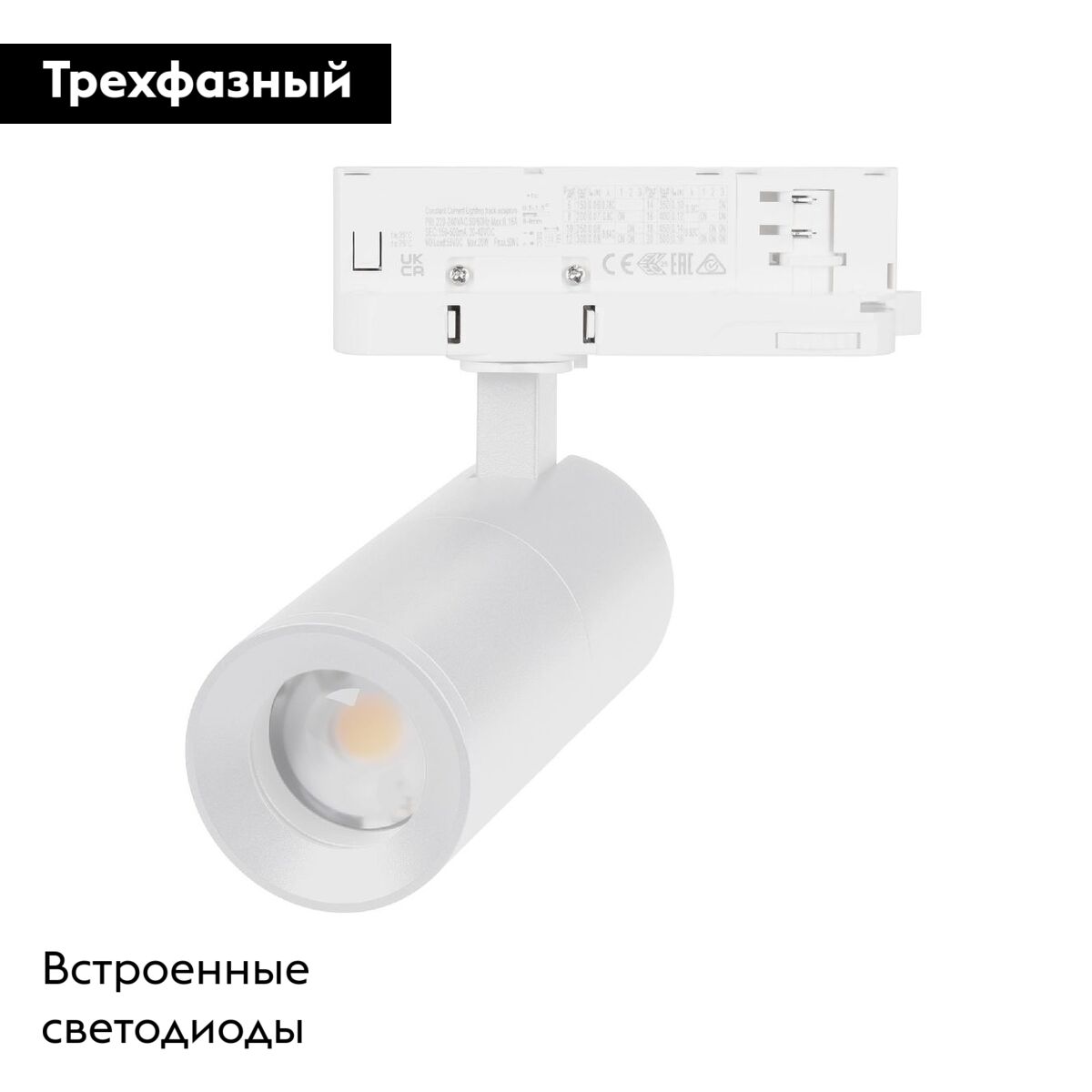 Трековый трехфазный светильник Arlight LGD-ARTEMIS-TRACK-4TR-R55-12W Warm3000 048322 в Санкт-Петербурге