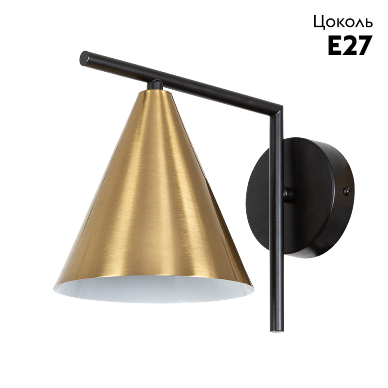 Бра Arte Lamp Jacob A7029AP-1BK в Санкт-Петербурге