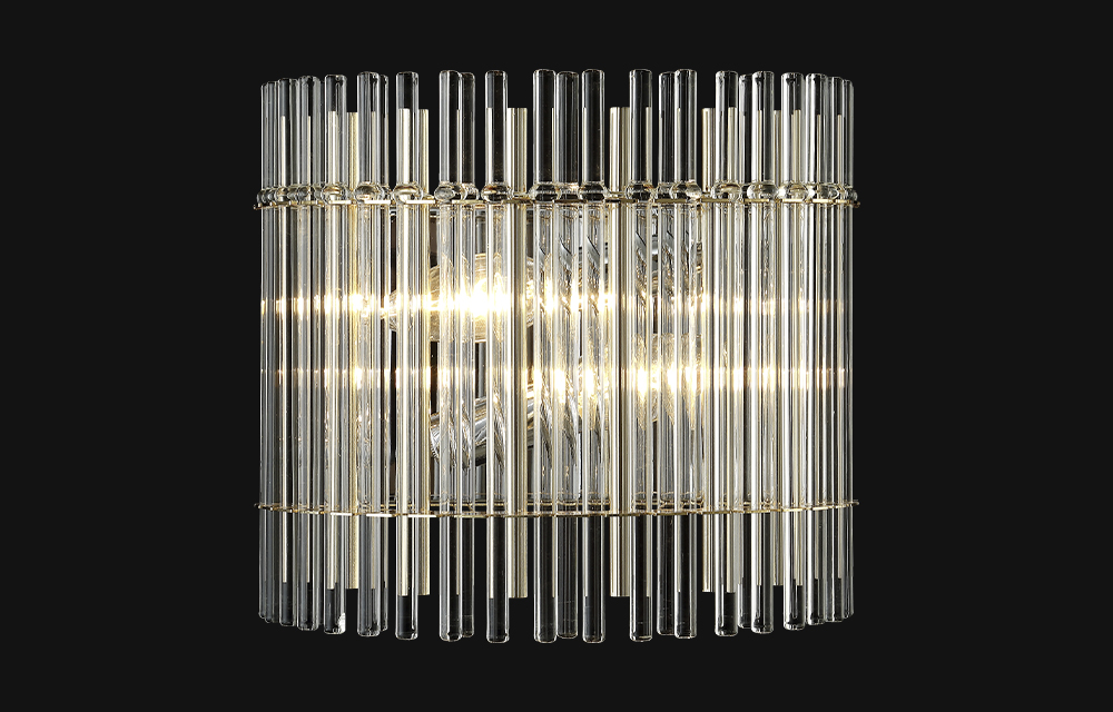 Настенный светильник Crystal Lux AURELIO AP2 GOLD+CHROME/TRANSPARENT в Санкт-Петербурге