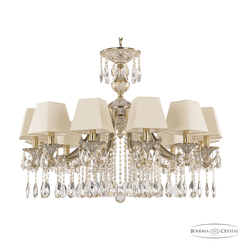 Подвесная люстра Bohemia Ivele Crystal Verona 72211/12/300 A GW SQ7 в Санкт-Петербурге