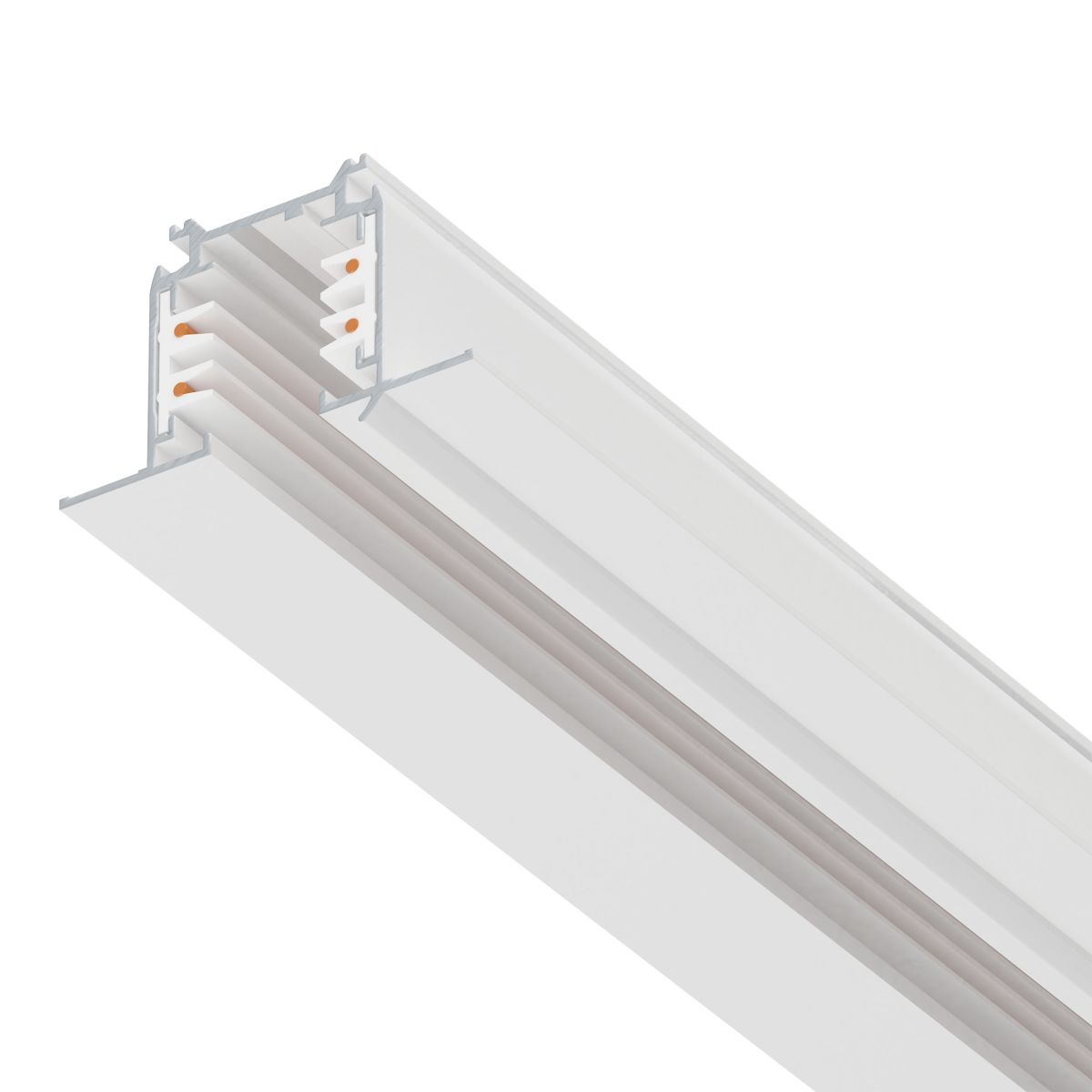 Шинопровод четырехконтактный трехфазный встраиваемый со стыковочными пазами (круглые медные жилы) 3м Lightstar Quattro 503035-R в Санкт-Петербурге