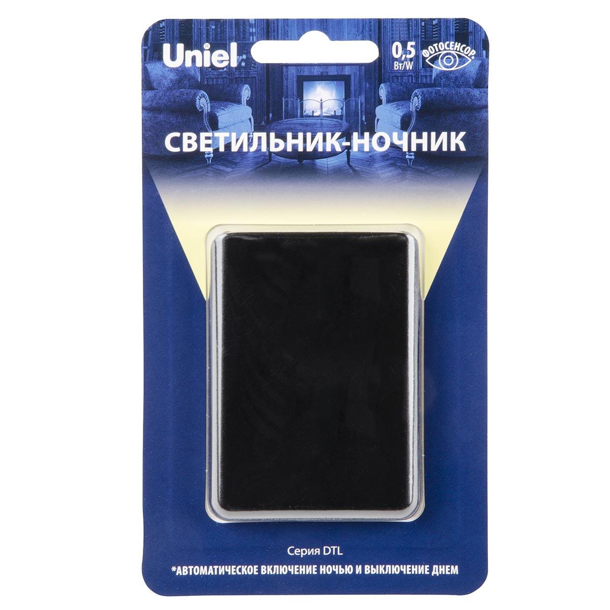 Светильник-ночник Uniel DTL-320 Прямоугольник/Black/Sensor UL-00007222 в Санкт-Петербурге