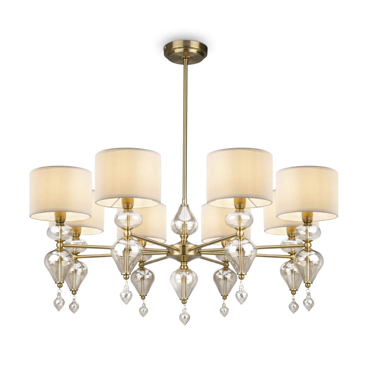 Люстра на штанге Freya Raise FR5369CL-08BS в #REGION_NAME_DECLINE_PP#