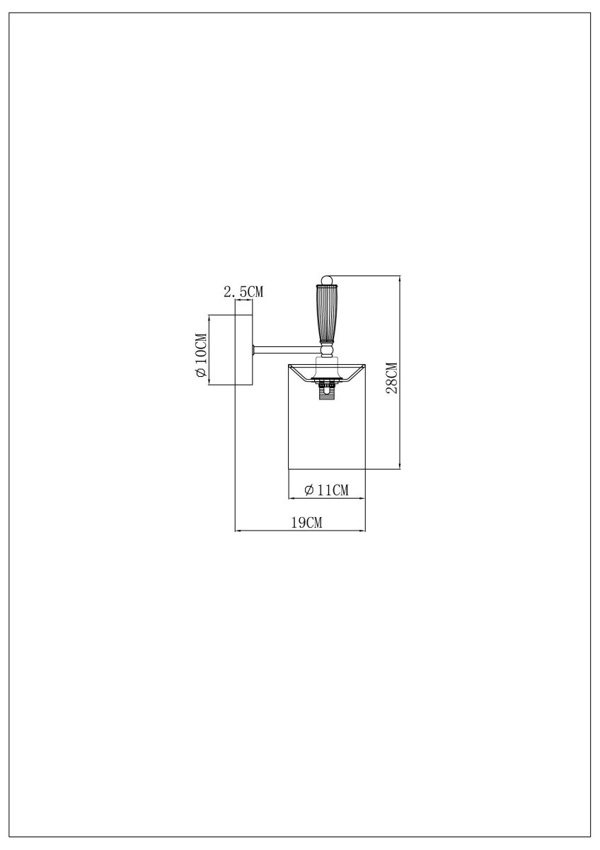 Бра Arte Lamp Waverley A4102AP-1PB в Санкт-Петербурге