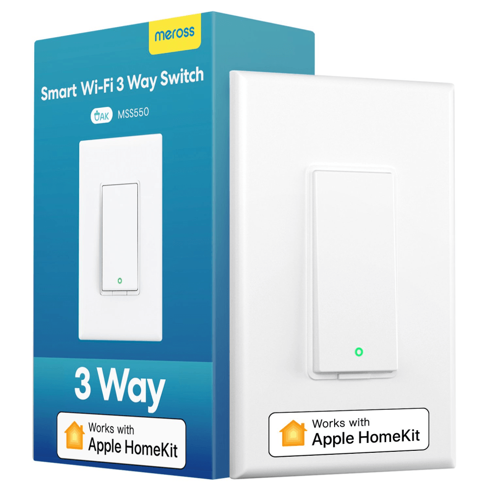 Умный настенный выключатель HomeKit с клавишей Meross MSS550XHK(EU) в Санкт-Петербурге