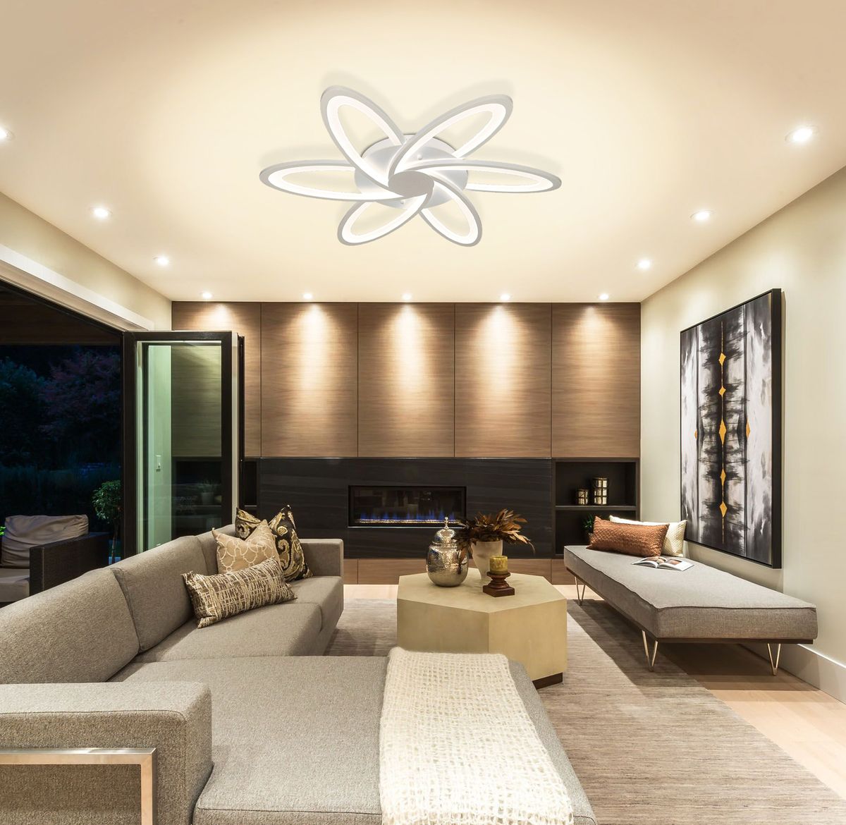 Потолочная люстра Natali Kovaltseva HIGH-TECH LED LAMPS 82008 в #REGION_NAME_DECLINE_PP#