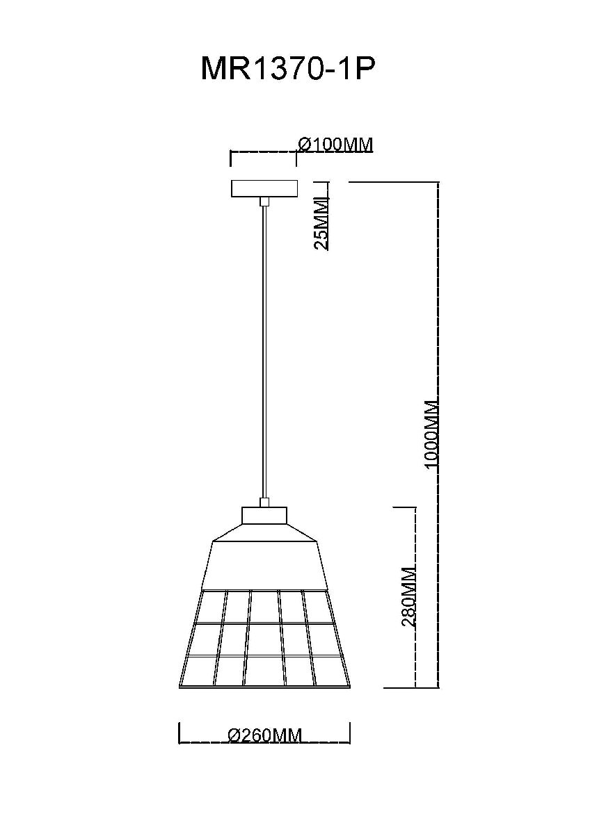 Подвесной светильник MyFar Hill MR1370-1P в #REGION_NAME_DECLINE_PP#