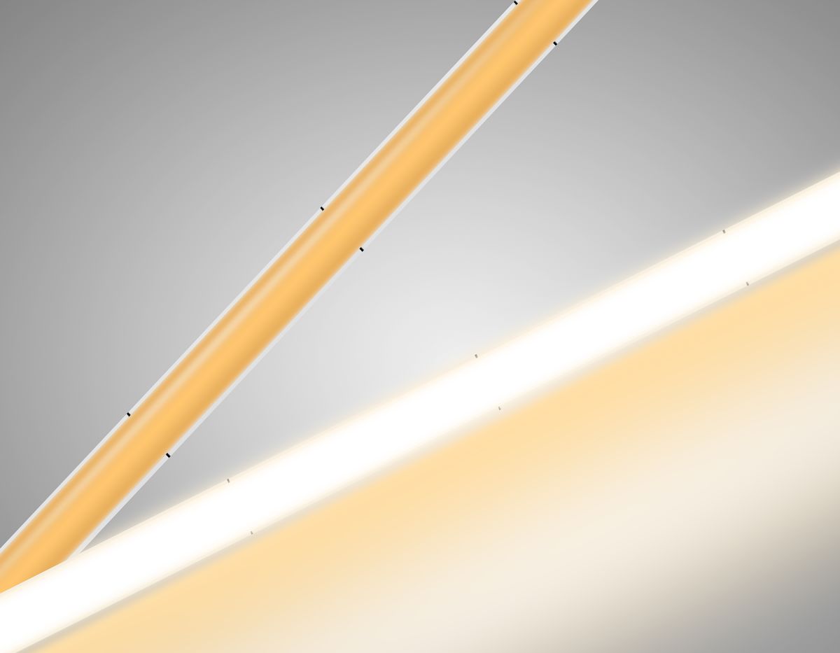 Светодиодная лента Ambrella Light Illumination COB 384Led/ 7W m/ 24V IP20 3000K/ 5m*3mm*2mm (2 конт.) GS4601 в Санкт-Петербурге