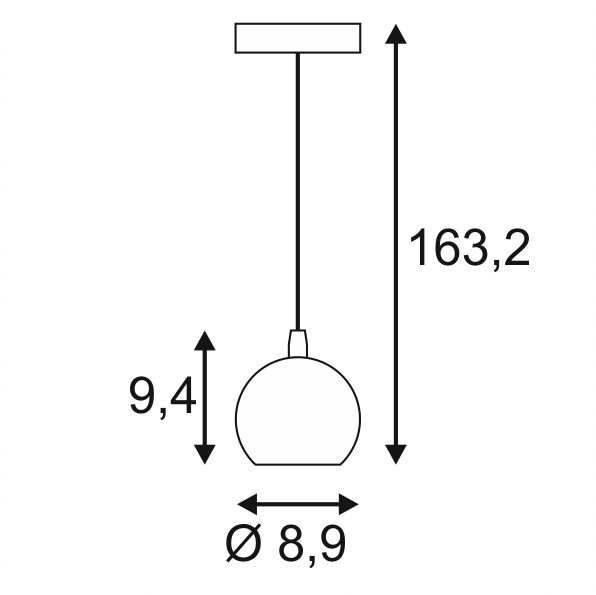 Подвесной светодиодный светильник SLV Light Eye Small 133490 в Санкт-Петербурге