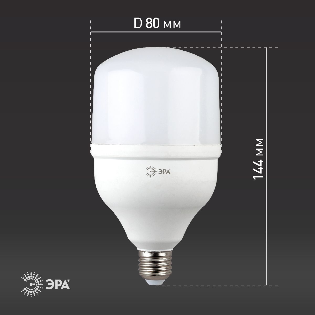 Лампа светодиодная Эра E27 20W 6500K LED POWER T80-20W-6500-E27 Б0027011 в #REGION_NAME_DECLINE_PP#