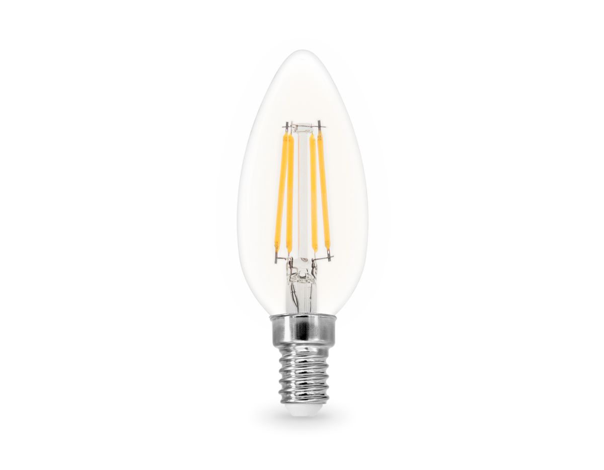 Филаментная светодиодная лампа Ambrella Light Bulbing E14 11W 4000K свеча 351114 в Санкт-Петербурге