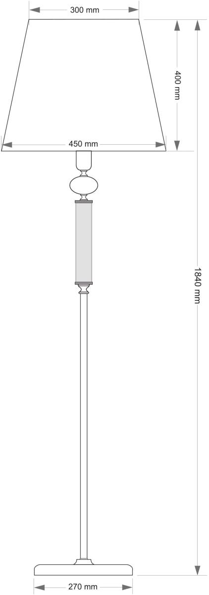 Торшер Kutek Rossano ROS-LS-1(Z/A) в #REGION_NAME_DECLINE_PP#