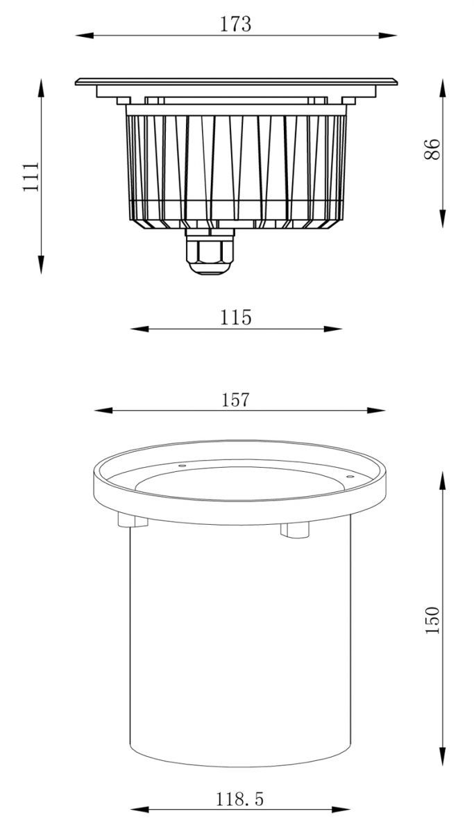 Грунтовый светильник Deko-Light HP 730249 в Санкт-Петербурге